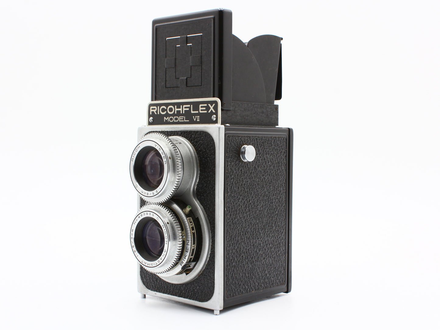 Ricohflex Model VII 6x6 TLR 120 Film Camera 8cm f/3.5 Lens from JAPAN【Exc+3】