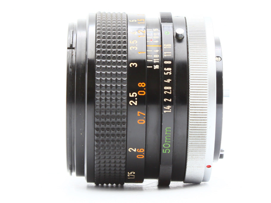 Canon EF 35mm SLR Film Camera FD 50mm f/1.4 S.S.C. Lens from JAPAN【VeryGood】