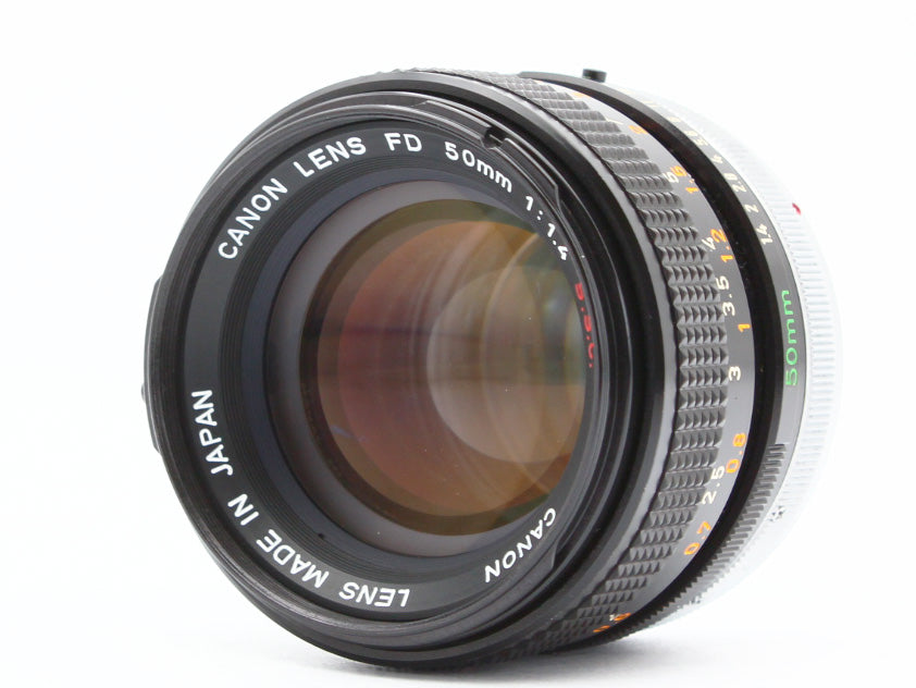 Canon AE-1 SLR 35mm Film Camera FD 50mm f/1.4 s.s.c. Lens from JAPAN【VeryGood】