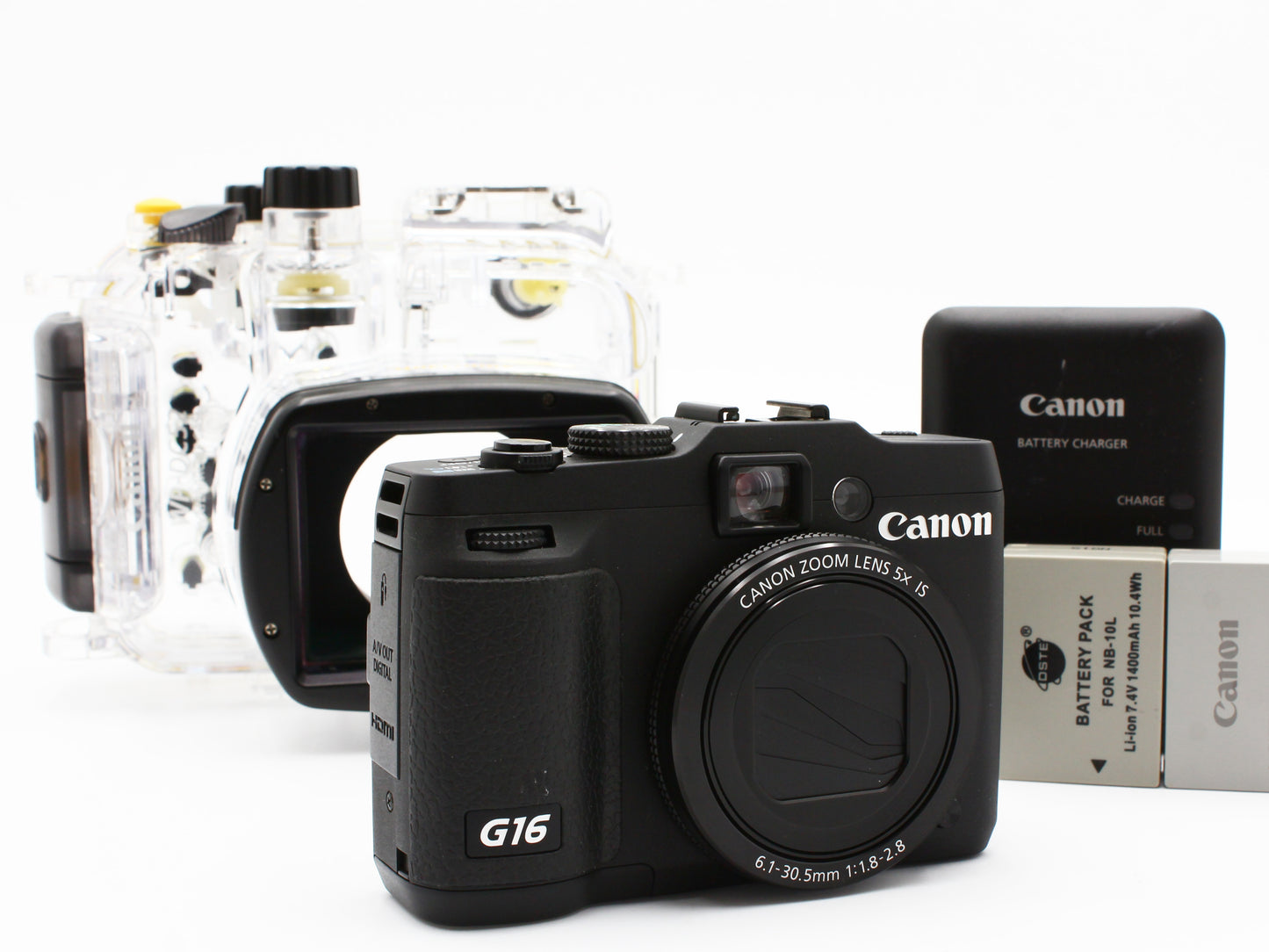 Canon PowerShot G16 Digital camera 5x Zoom Lens WP-DC52 from JAPAN【Exc+5】