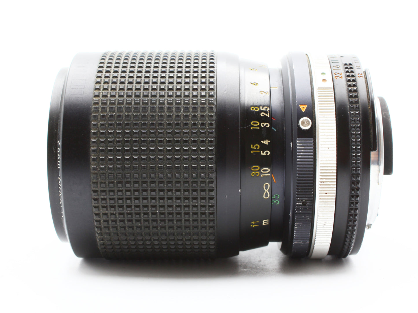 Nikon FM2 Black 35mm SLR Film Camera Body NIKKOR 35-105mm f/3.5-4.5 Lens【As-is】