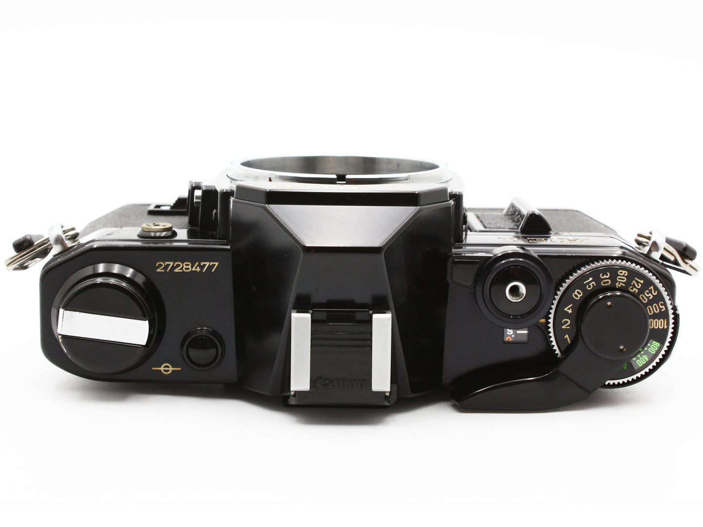 Canon AE-1 Black 35mm SLR Film Camera New FD 50mm f/1.4 Lens【Very Good】