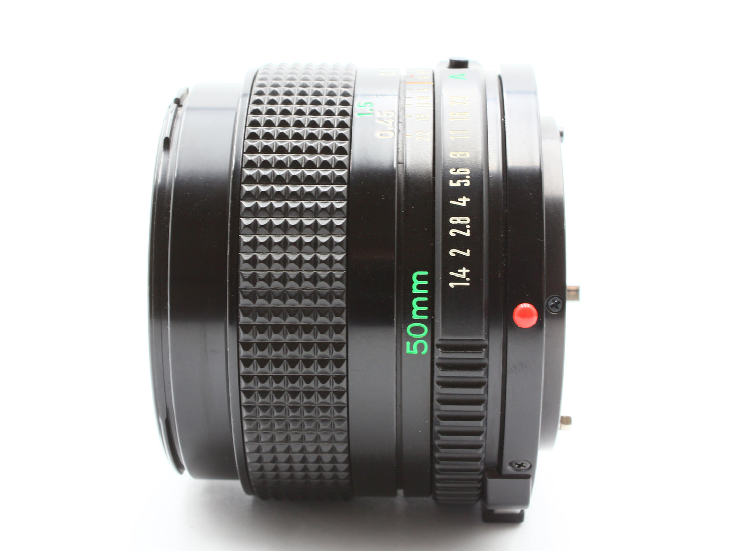 Canon AE-1 Black 35mm SLR Film Camera New FD 50mm f/1.4 Lens【Very Good】