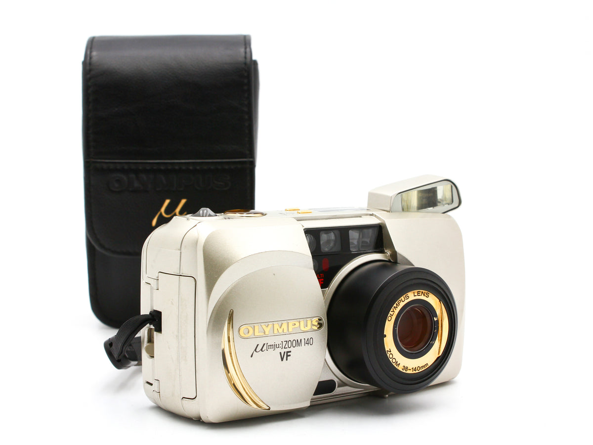 OLYMPUS μ mju ZOOM 140 VF Point & Shoot 35mm Film Camera from JAPAN【Exc+5】