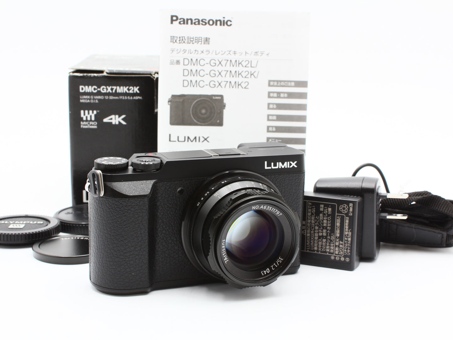 Panasonic DMC-GX7MK2 Digital camera 7Artisans 35mm f/1.2 Lens JAPAN【NearMint】