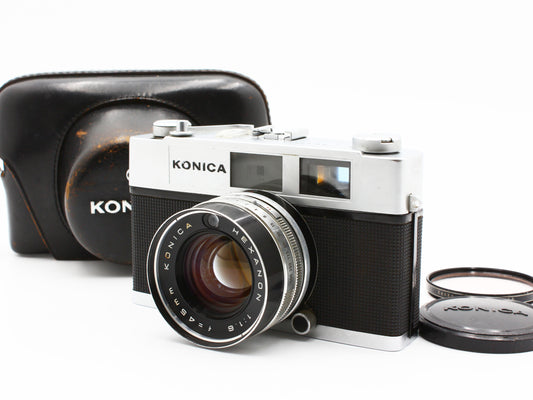 KONICA Auto S1.6 Rangefinder Camera Hexanon 45mm f/1.6 Lens from JAPAN【VeryGood】