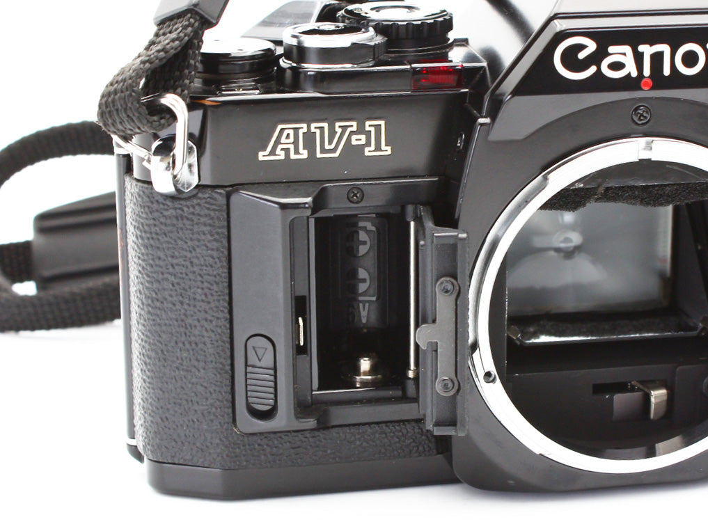Canon AV-1 Black SLR Film Camera New FD 35-70mm f/4 MF Zoom Lens Japan【Exc+4】