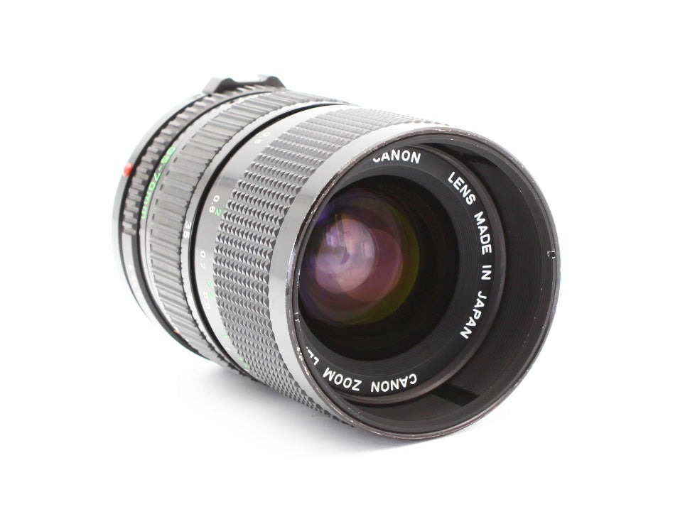 Canon AV-1 Black SLR Film Camera New FD 35-70mm f/4 MF Zoom Lens Japan【Exc+4】