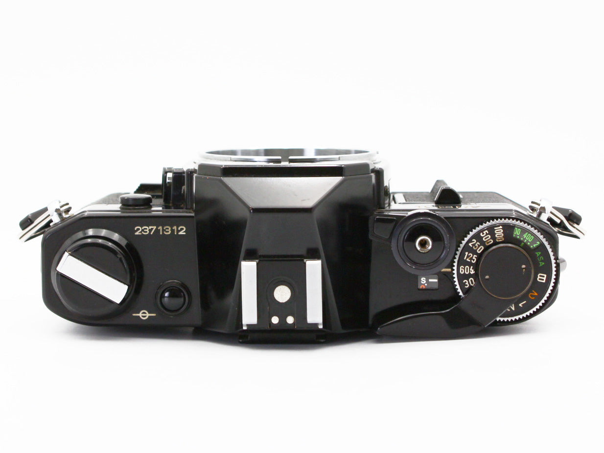 Canon AE-1 SLR Film Camera Black New FD 35-70mm f/4 Zoom Lens from JAPAN【Exc+3】