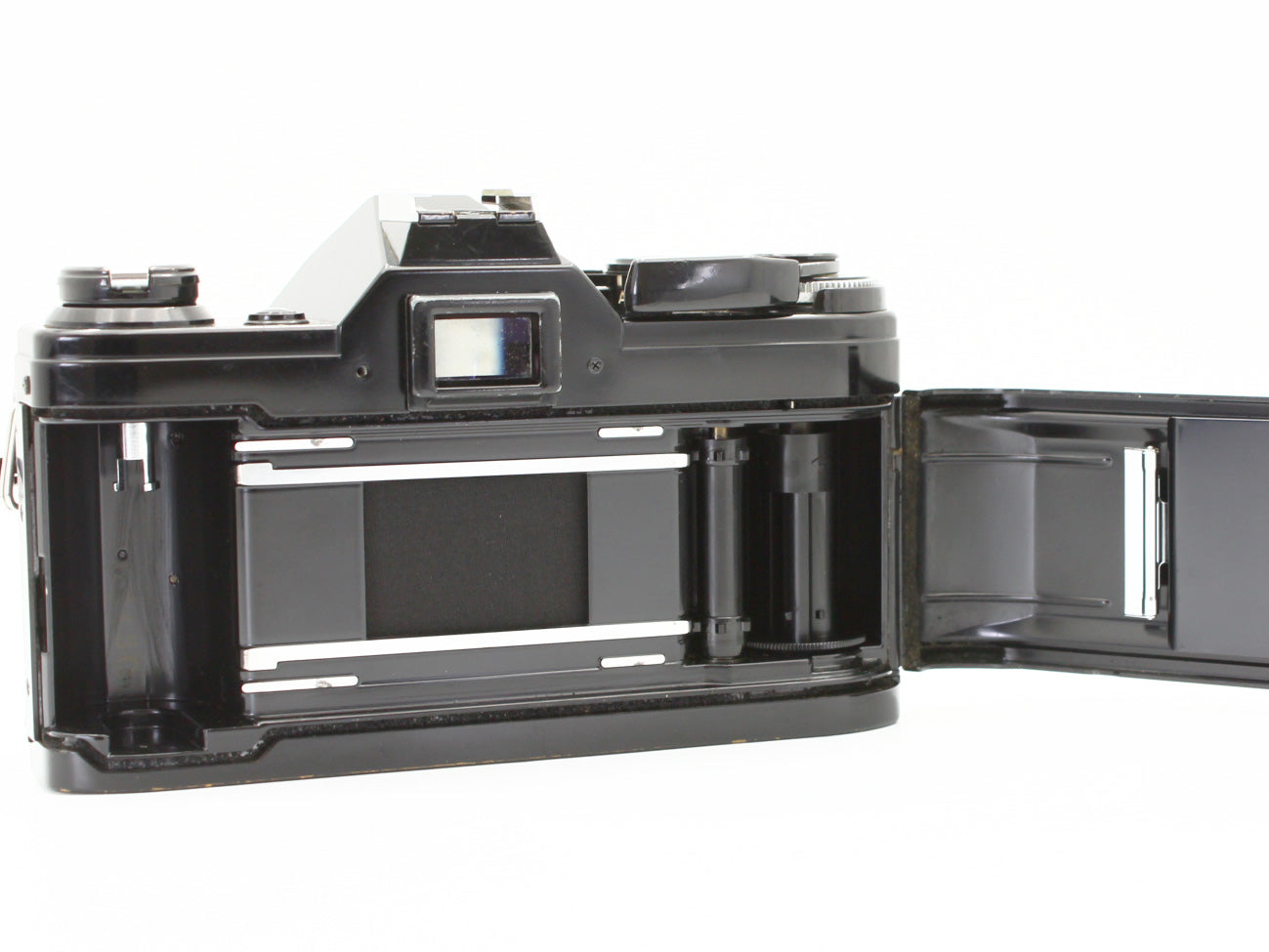 Canon AE-1 SLR Film Camera Black New FD 35-70mm f/4 Zoom Lens from JAPAN【Exc+3】