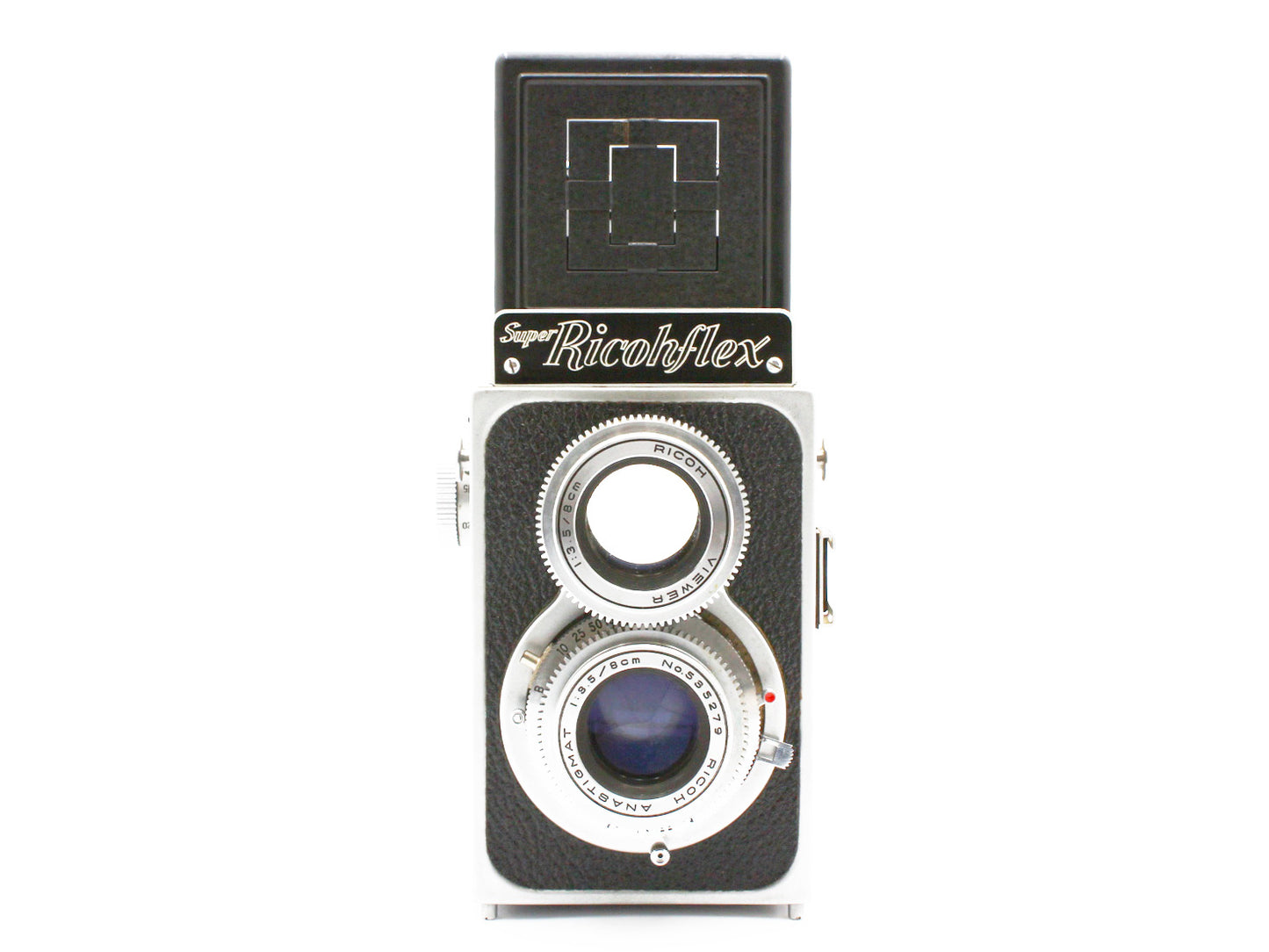 Ricoh Super Ricohflex TLR Camera Anastigmat 80mm f/3.5 Lens from JAPAN【VeryGood】