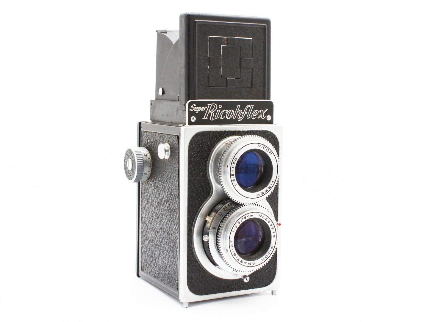 Ricoh Super Ricohflex TLR Camera Anastigmat 80mm f/3.5 Lens from JAPAN【VeryGood】