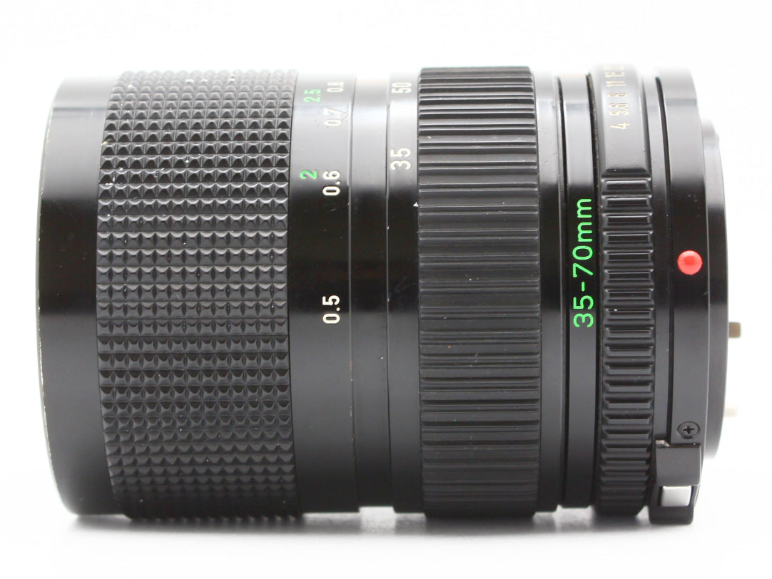 Canon AE-1 SLR Film Camera Black New FD 35-70mm f/4 Zoom Lens from JAPAN【Exc+3】