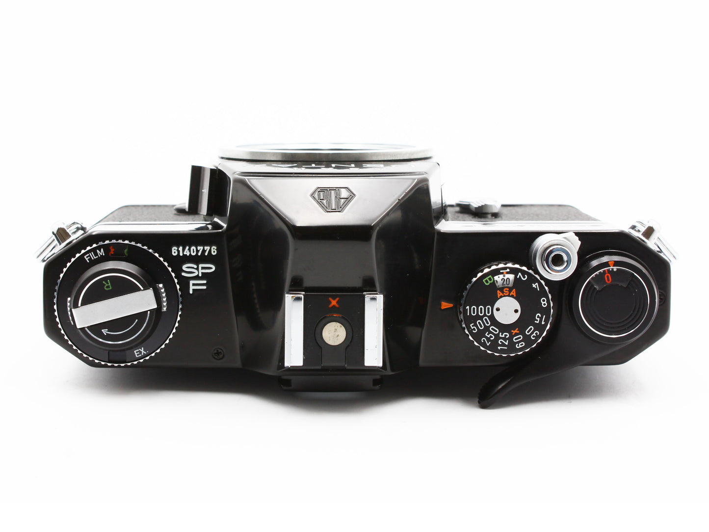 Asahi Pentax Spotmatic F Black SLR Super-Takumar 55mm f1.8 Lens【Very Good】