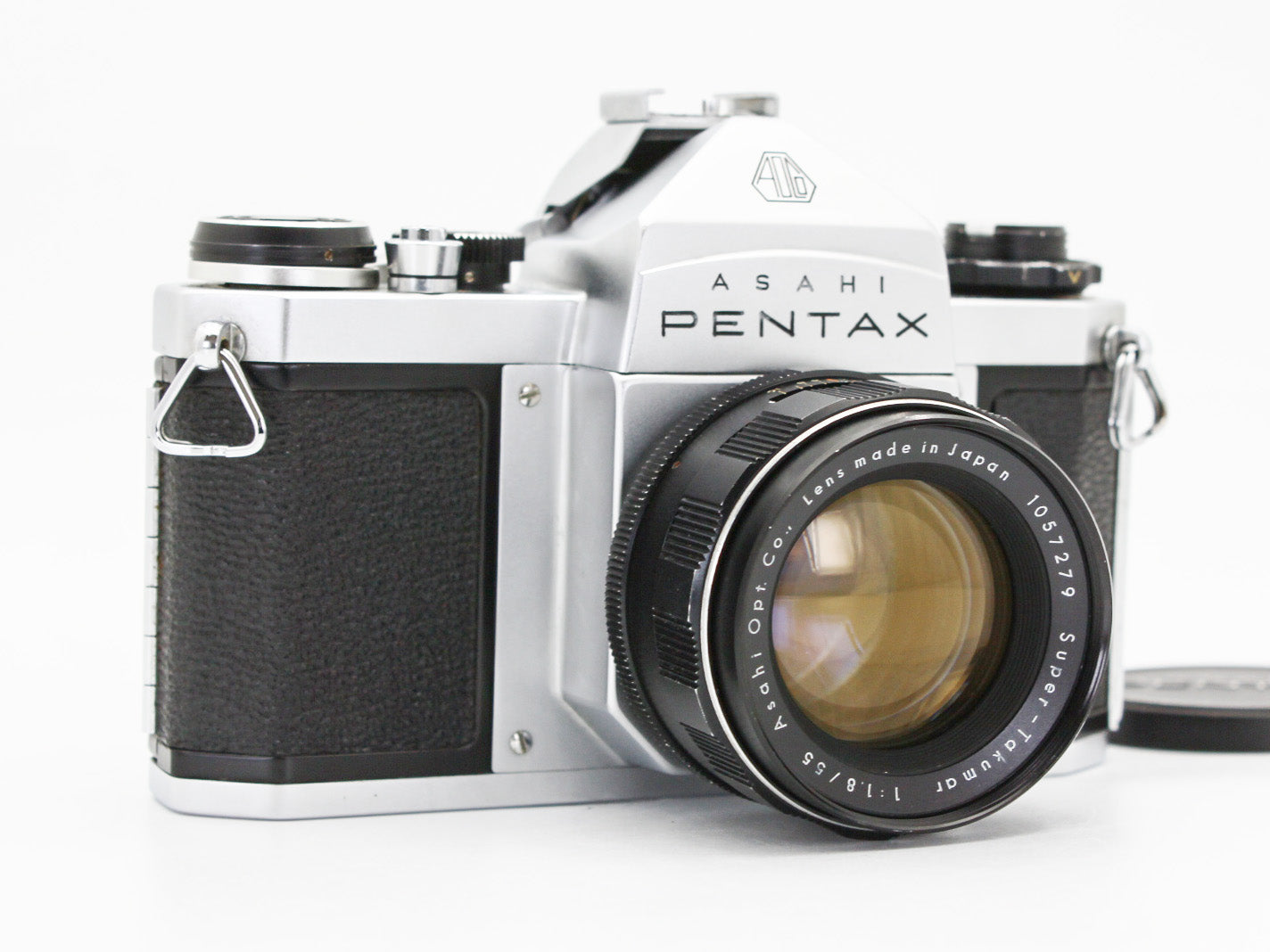 PENTAX SV 35mm SLR Film Camera Super-Takumar 55mm f/1.8 Lens JAPAN【As-is】