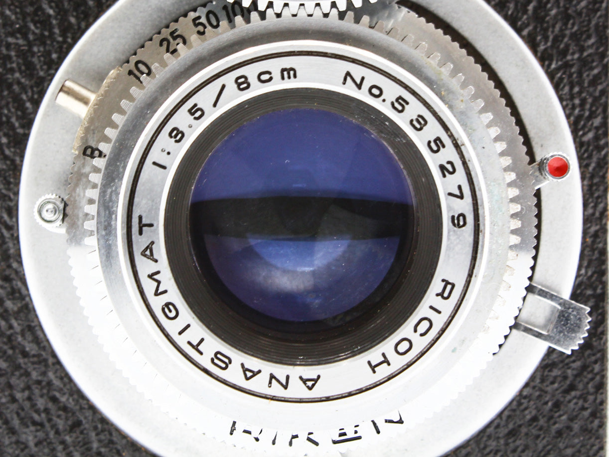 Ricoh Super Ricohflex TLR Camera Anastigmat 80mm f/3.5 Lens from JAPAN【VeryGood】