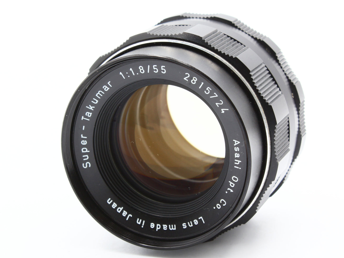 Asahi Pentax Spotmatic F Black SLR Super-Takumar 55mm f1.8 Lens【Very Good】