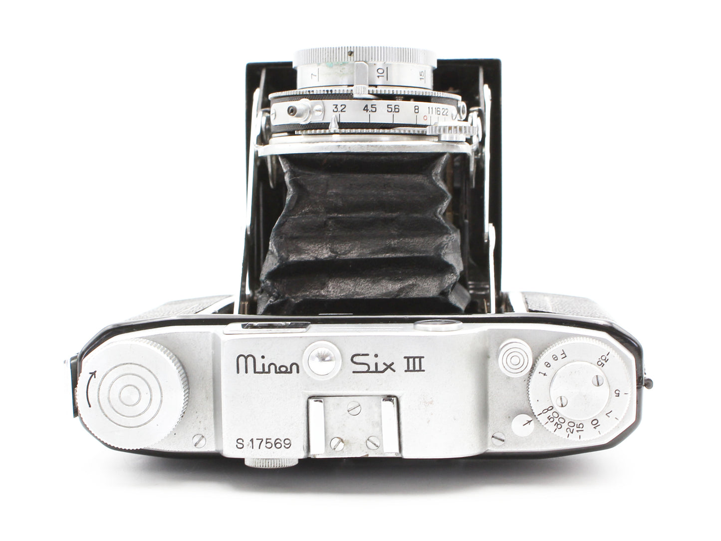 Minon Six Model 3 III Yamatokoki 6x6 6x4.5 Film Camera from JAPAN【Exc+3】