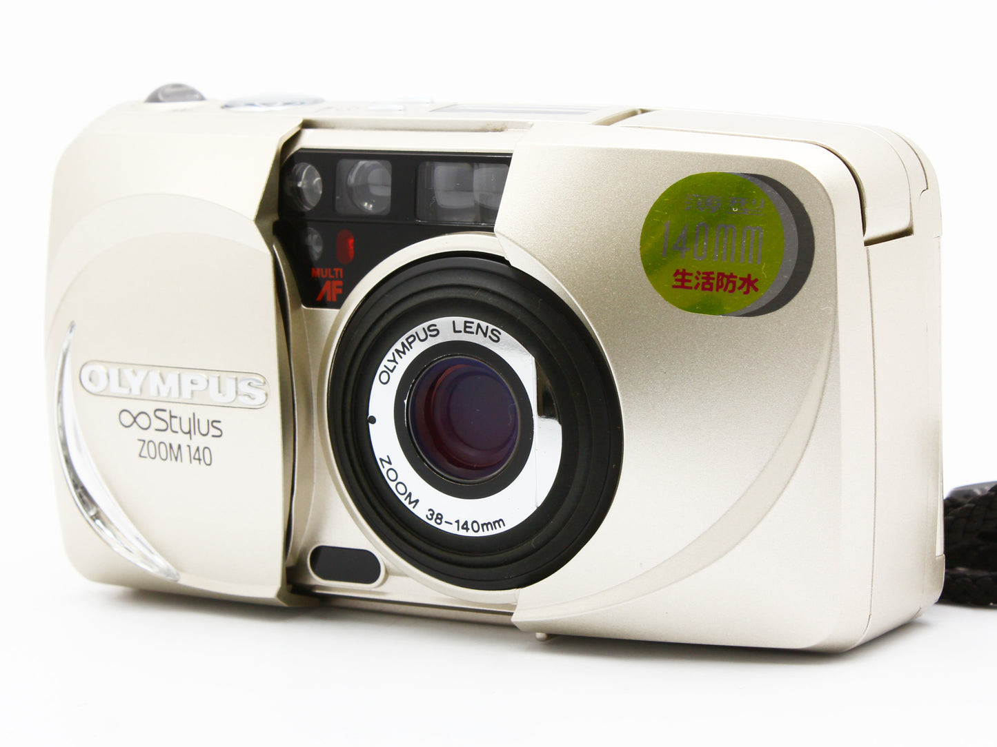 OLYMPUS STYLUS Z00M 140 Champagne Gold 35mm Film Camera from JAPAN【As-is】
