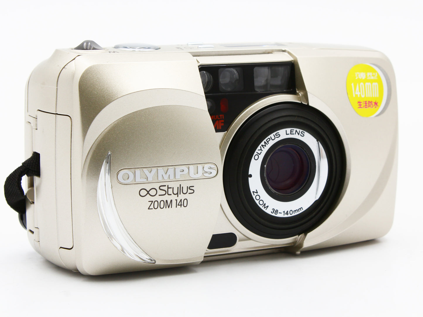 OLYMPUS STYLUS Z00M 140 Champagne Gold 35mm Film Camera from JAPAN【As-is】