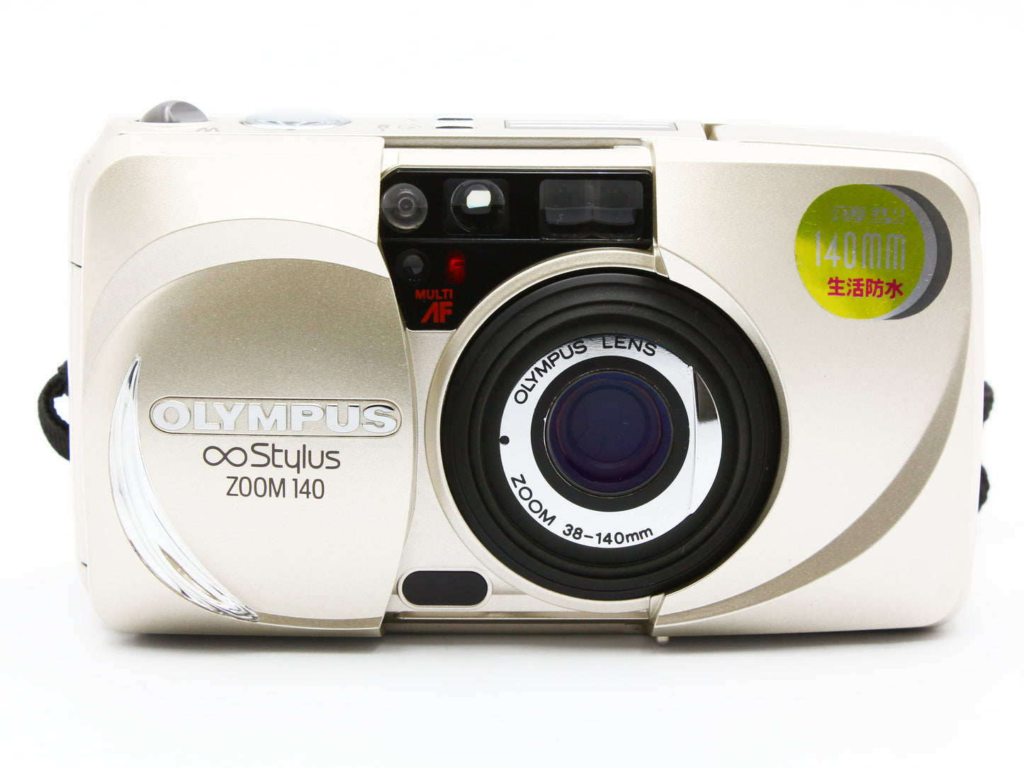OLYMPUS STYLUS Z00M 140 Champagne Gold 35mm Film Camera from JAPAN【As-is】