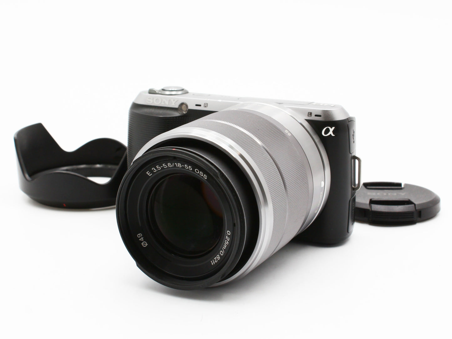 SONY NEX-C3 16.2MP Mirrorless Digital Camera 18-55mm f/3.5-5.6 Lens【Exc+4】
