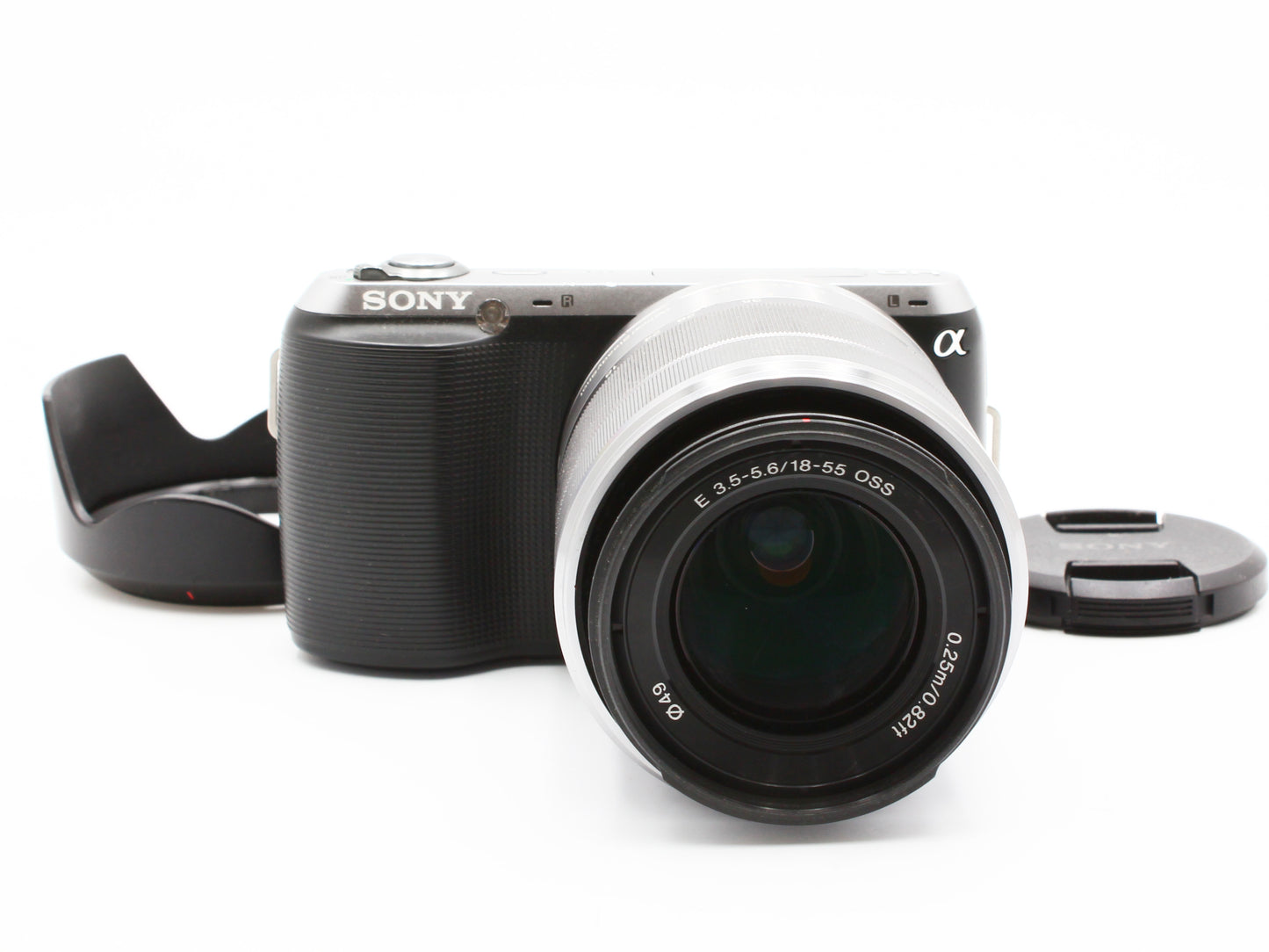 SONY NEX-C3 16.2MP Mirrorless Digital Camera 18-55mm f/3.5-5.6 Lens【Exc+4】