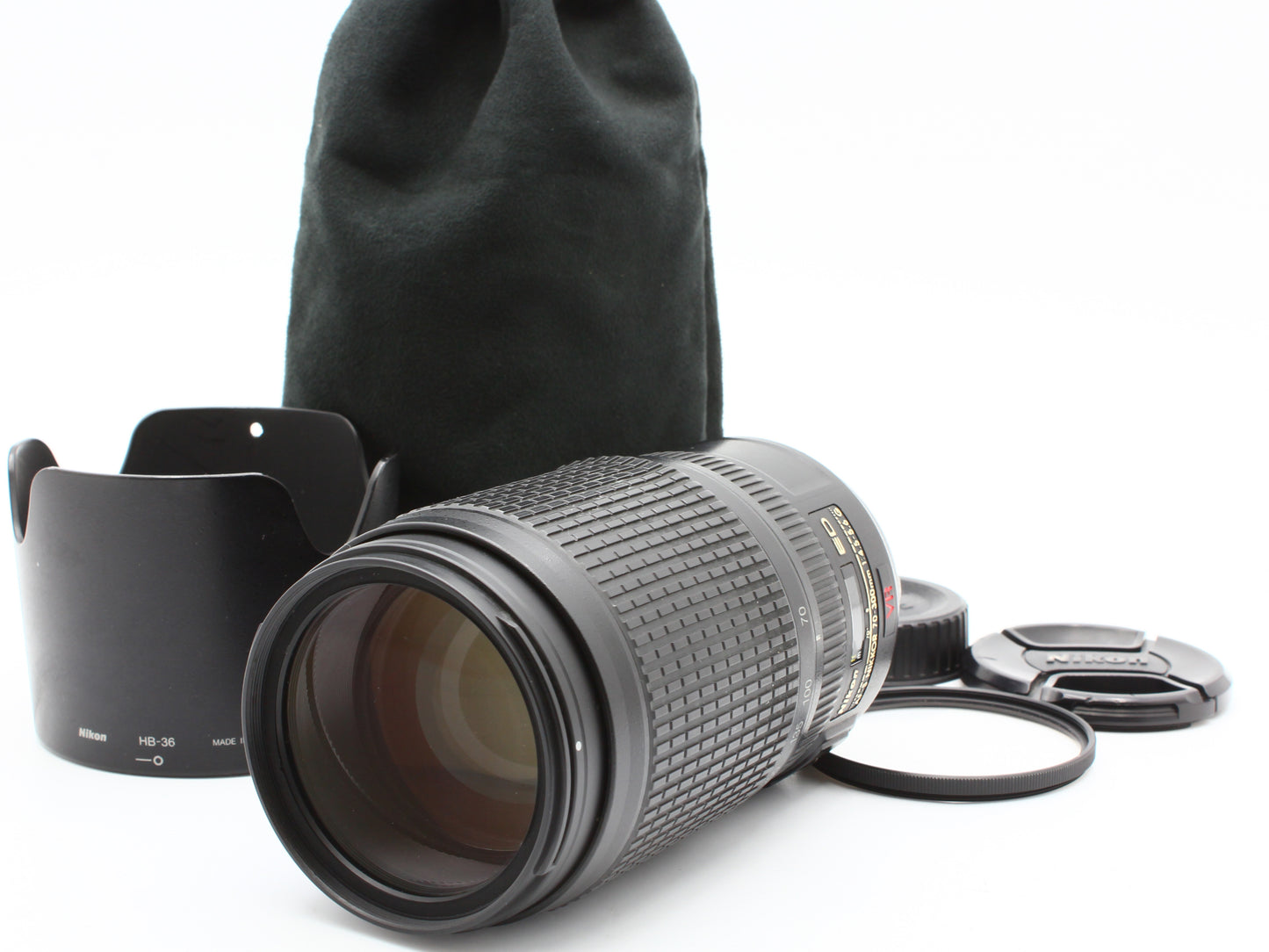 NIKON AF-S NIKKOR 70-300mm f/4.5-5.6G ED VR SWM Lens from JAPAN【Exc+5】