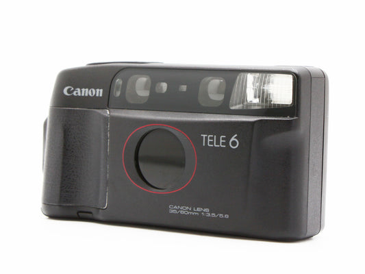 Canon Autoboy TELE 6 Date Point & Shoot 35mm Film Camera from JAPAN【Exc+5】