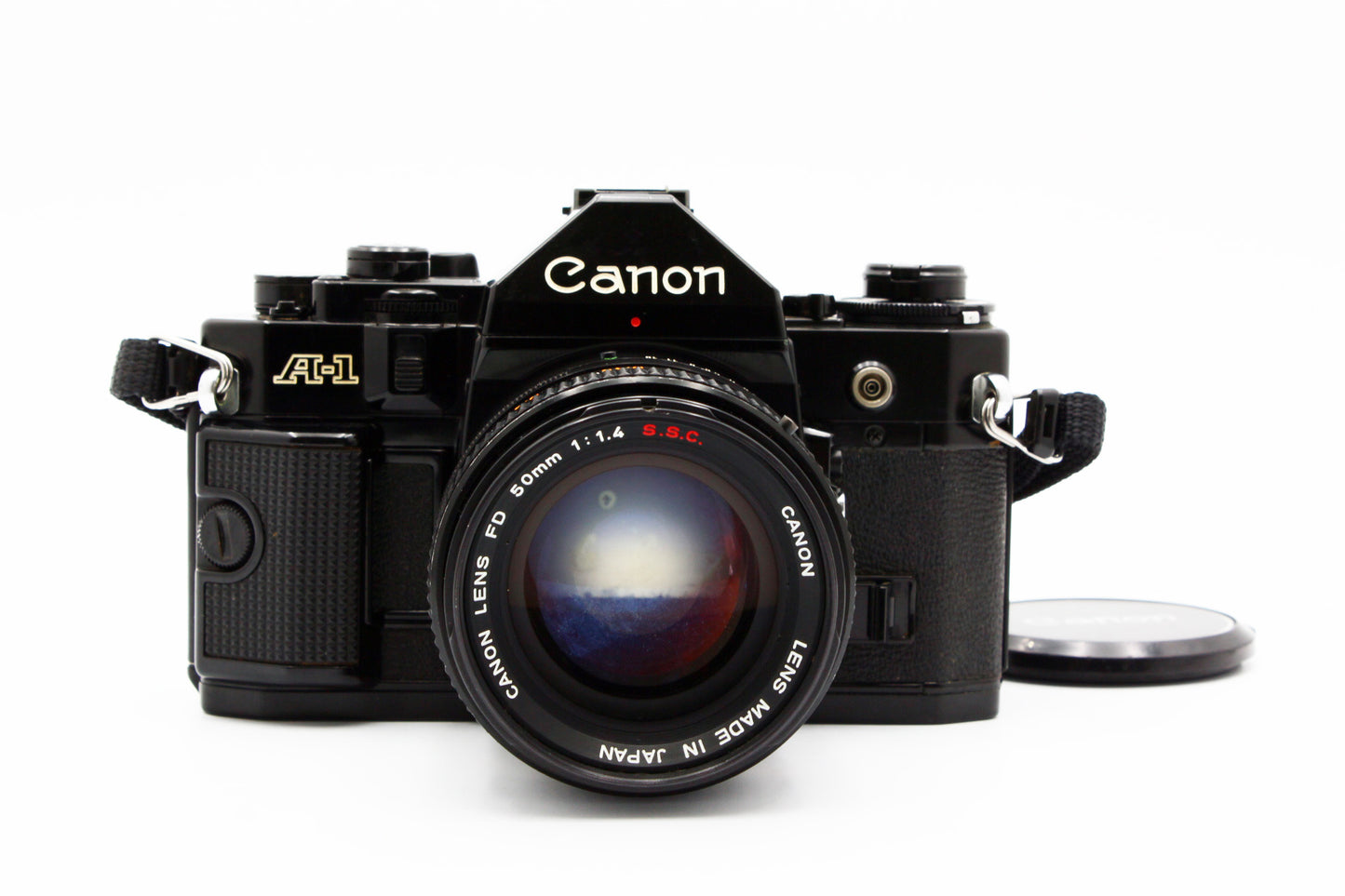 Canon A-1 35mm SLR Film Camera Canon FD 50mm f/1.4 s.s.c. Lens from JAPAN【VeryGood】