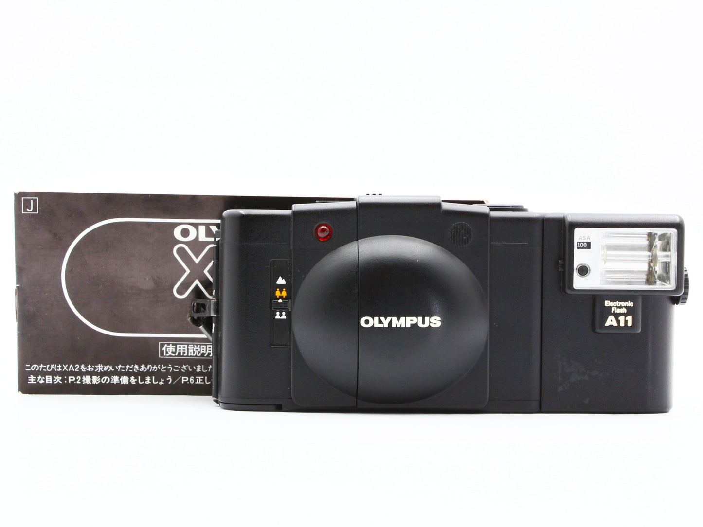OLYMPUS XA2 Point & Shoot 35mm Film Camera Electronic Flash A11 JAPAN【Exc+5】