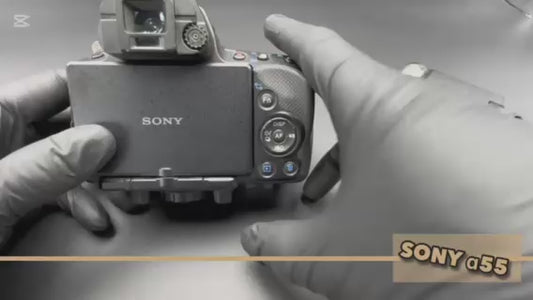 SONY Alpha A SLT-A55V Digital SLR Camera Flash Battery JAPANESE Mode Only【Exc+4】